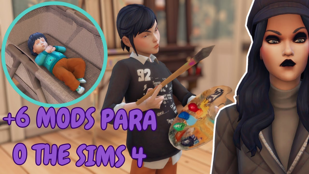 +6 MODS PARA O THE SIMS 4 | Objetos para Bebés e Afins | Mods - The Sims 4