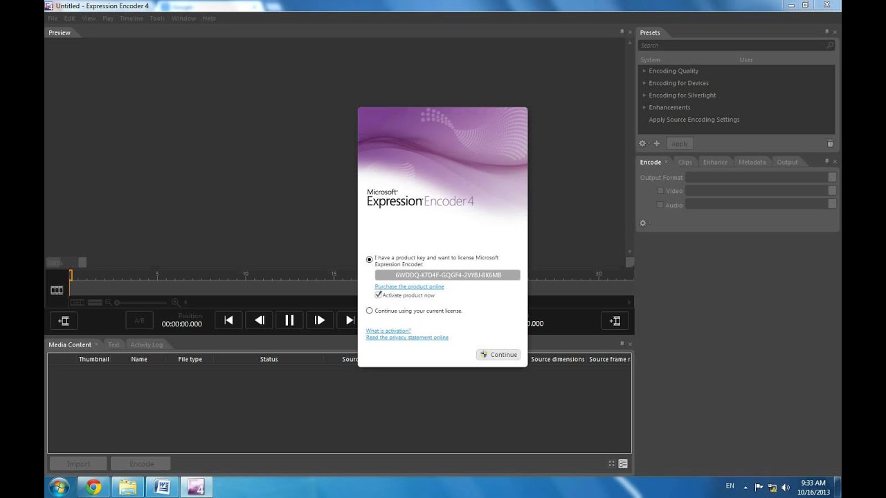 How to crack Microsoft Expression Encoder 4