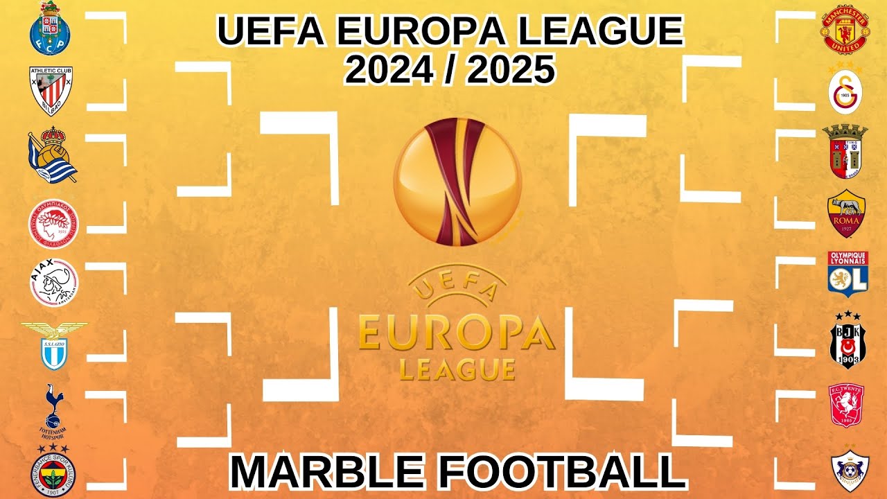 Uefa Europa League 2024-2025 Part 3 / Marble football ⚽️