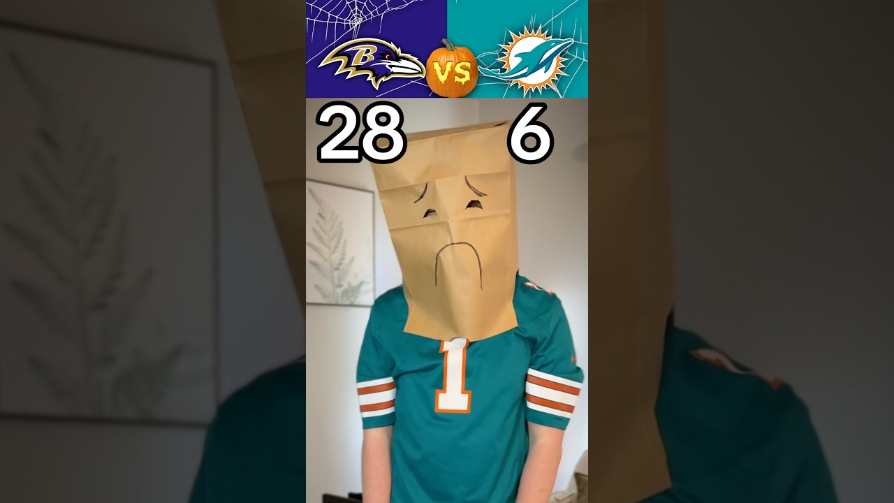 ОБЗОР ИГРЫ «ВОРОНЫ» ПРОТИВ «ДЕЛЬФИНЫ»🤣🎃🏈 