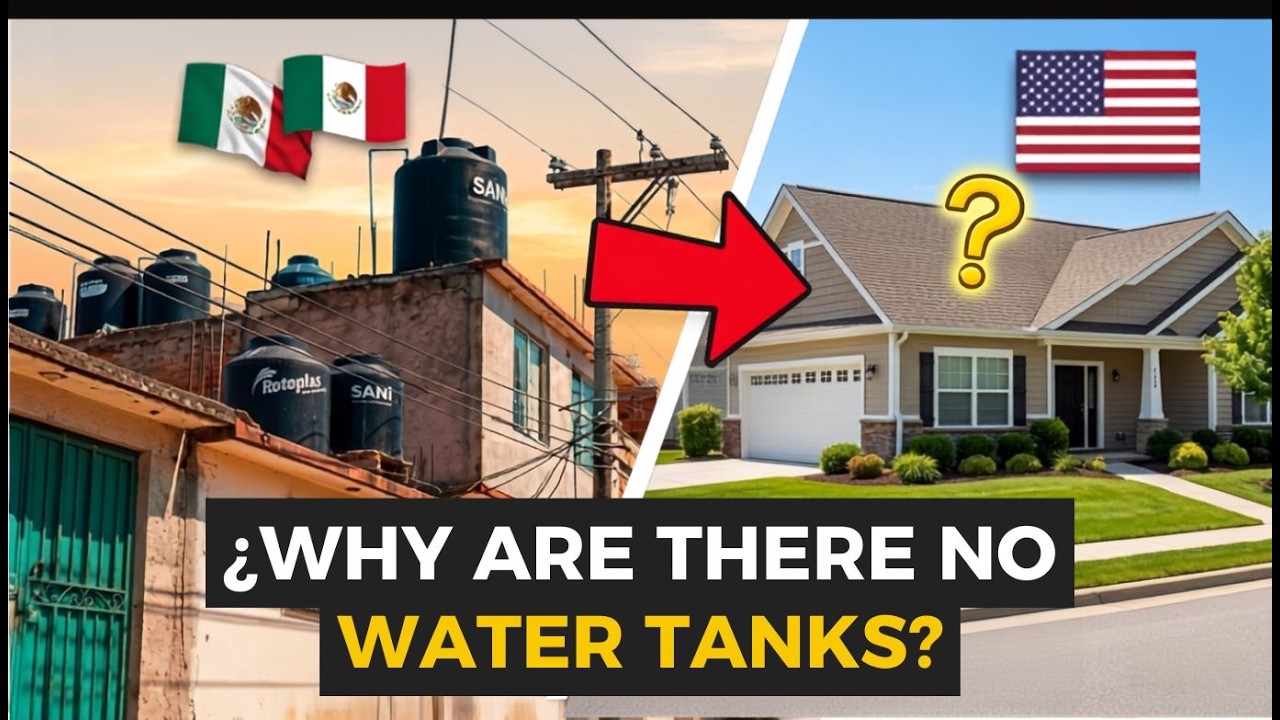 Why don't Americans use water tanks like in Mexico?