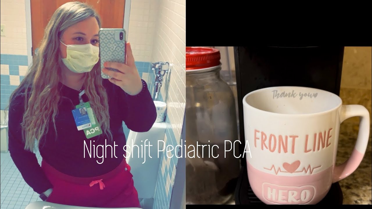 Day in the life of a night shift Pediatric PCA/ CNA | first night shift ever!