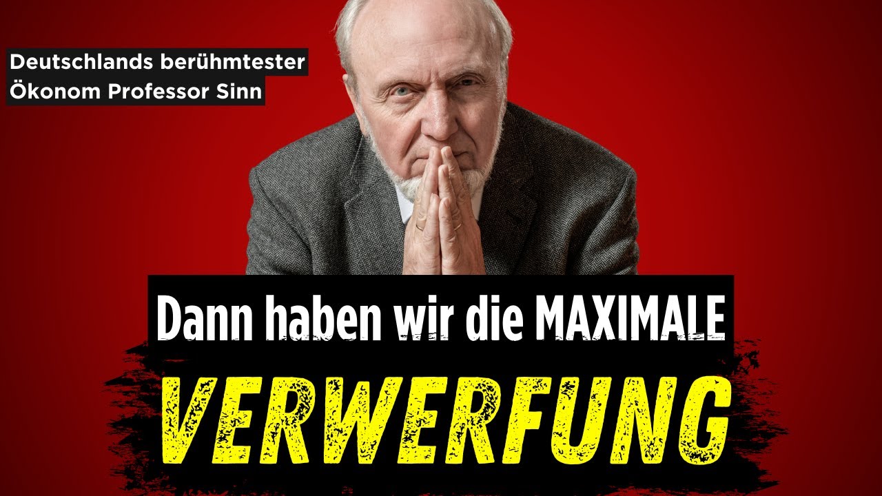 Professor Sinn: In wenigen Jahren ist unser System am Ende / Das muss Bundesregierung sofort ändern