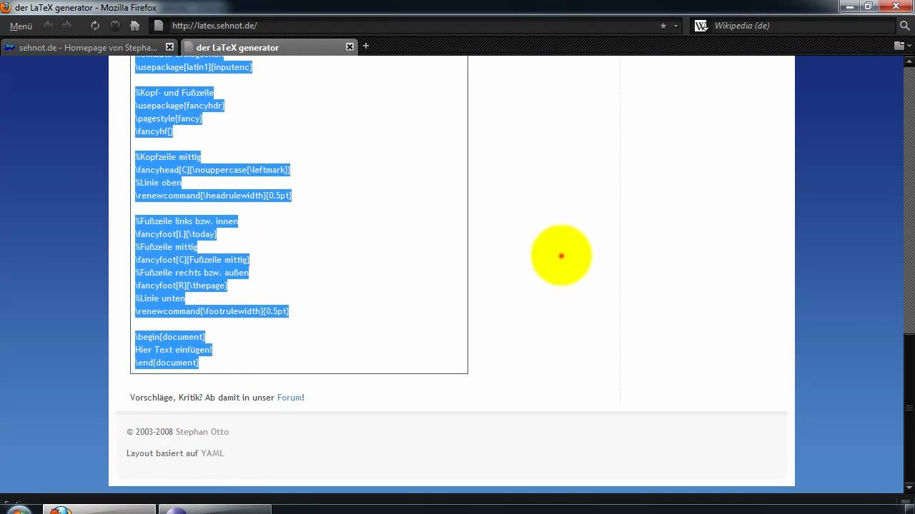 LaTeX Generator - (LaTeX-1-071)