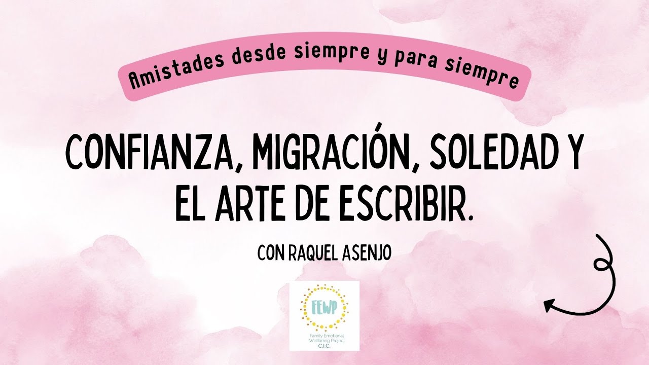 Conversación con Raquel Asenjo. Confianza, migración y soledad y el arte de escribir.