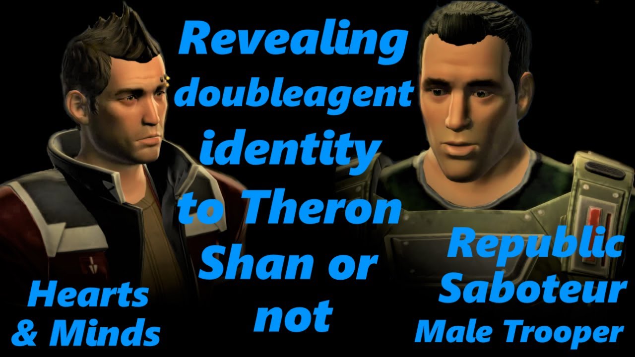 SWTOR - Revealing Doubleagent identity to Theron Shan or not - Republic Saboteur - Hearts & Minds