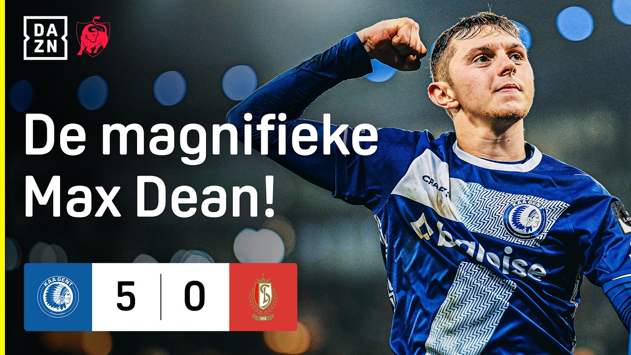 KAA Gent wint met duidelijke cijfers van Standard de Liège. 🔵⚪️ | Gent vs. Standard