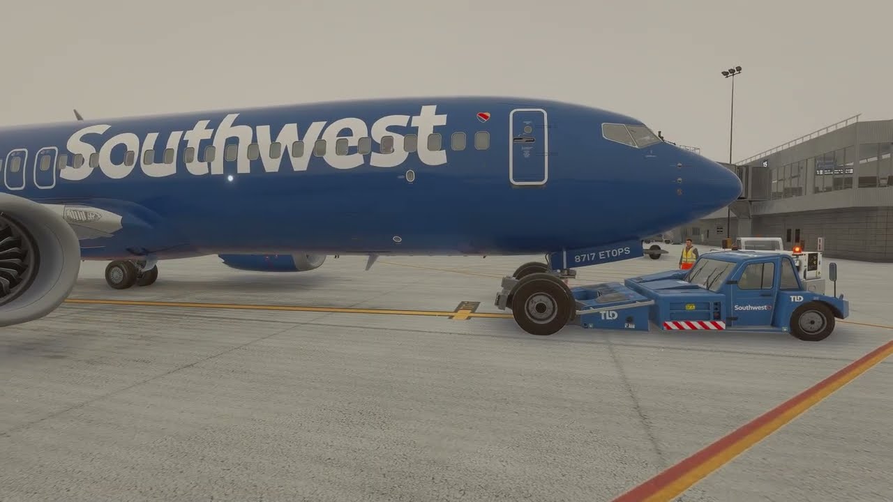 Dep KBUF Buffalo iFly 738 MAX + SLC/GSX SayIntentionsAI