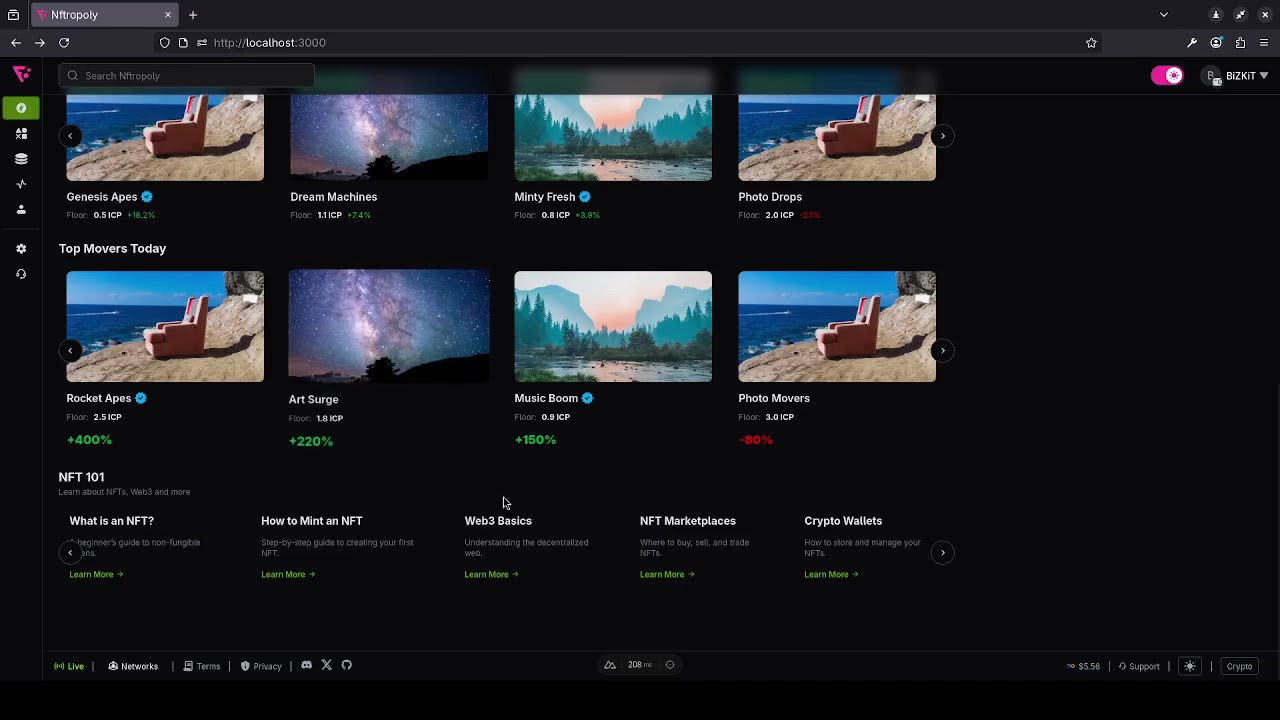 Nftropoly DEMO WCHL-2025