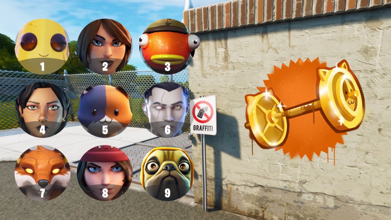 ADIVINA LA SKIN DE FORTNITE POR EL GRAFITI - FORTNITE CHALLENGE | tusadivi