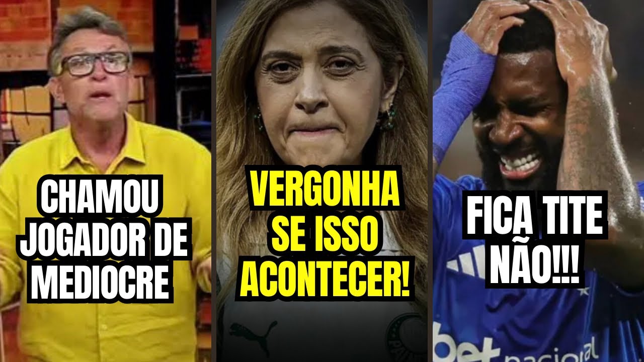 ABSURDO! Neto PERDE A LINHA com Paquetá! Atleta Marcão “TITE”! Veiga MERECE SAÍDA DIGNA do Palmeiras