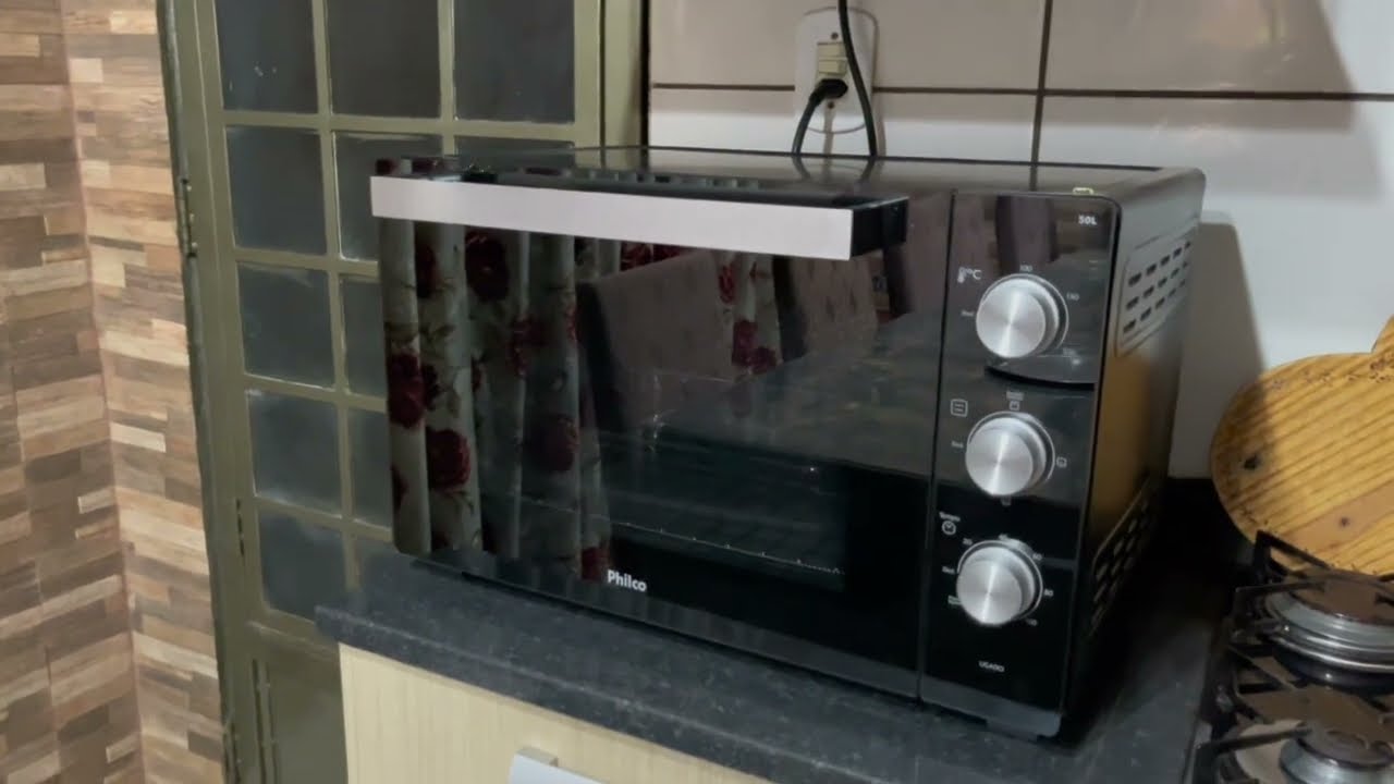 Forno elétrico Philco 50l Full Glass modelo PEFE50PE Medidas internas ￼￼
