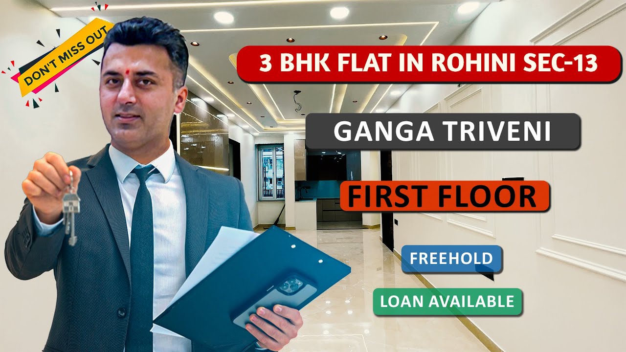 3 BHK Flat in Rohini - Ganga Triveni Sector 9 Rohini #realestate #rohini #property