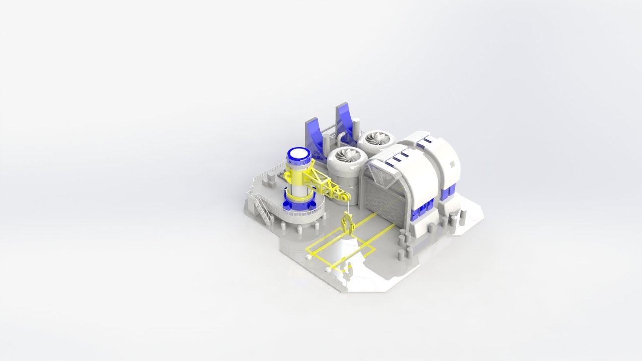red alert 2 allied construction yard SolidWorks2020 modeling
