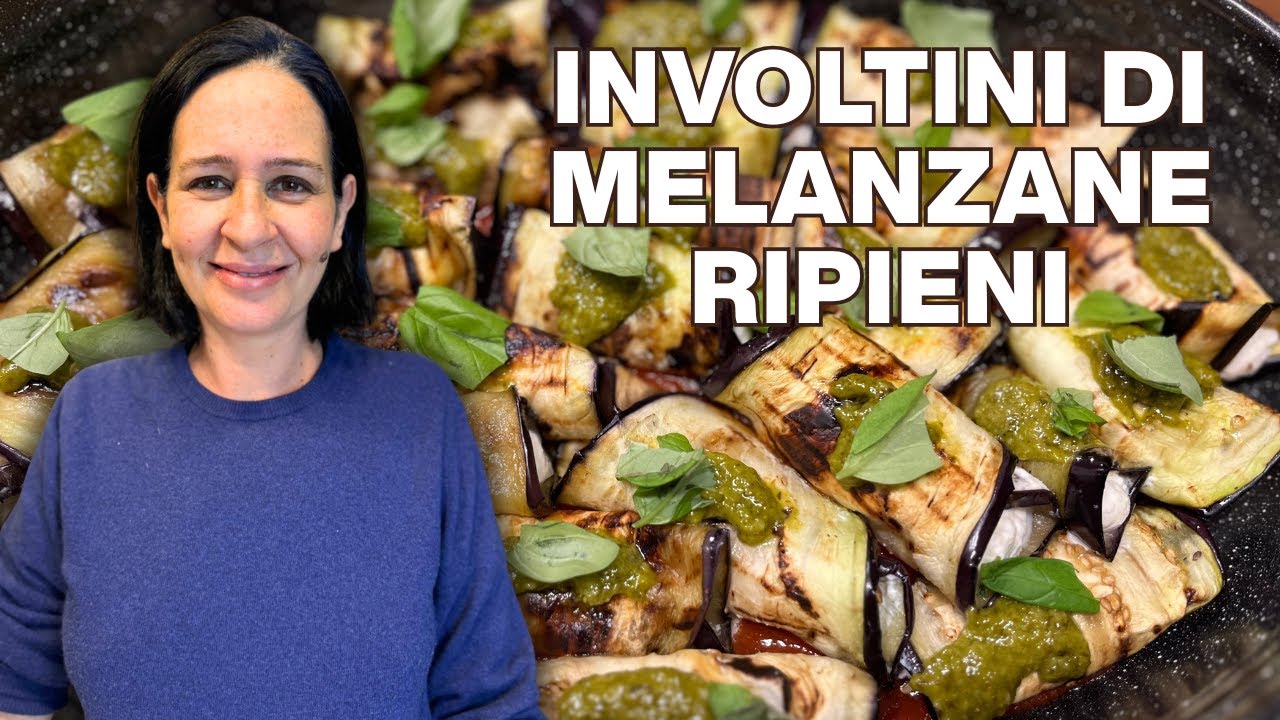 INVOLTINI DI MELANZANE RIPIENI di Betty e Marco - Ricetta Facile e Veloce