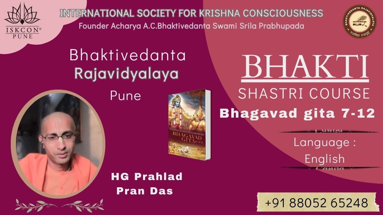 75 || Bhakti Stristri || BG 7-12 || HG Prahlad Pran Das || 18 Feb 2026