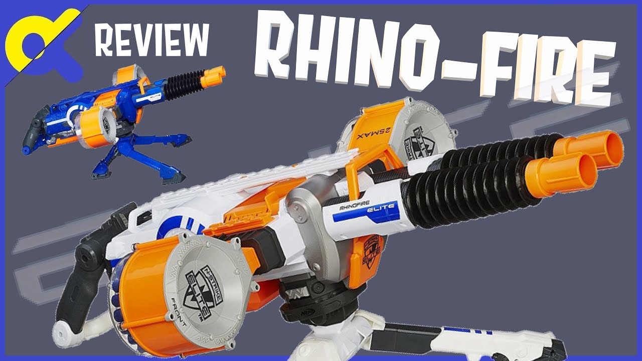 [REVUE] Nerf Elite XD Rhino-Fire | UNE MITRAILLEUSE ANTI-AÉRIENNE NERF !!! (français) - Blaster Zone