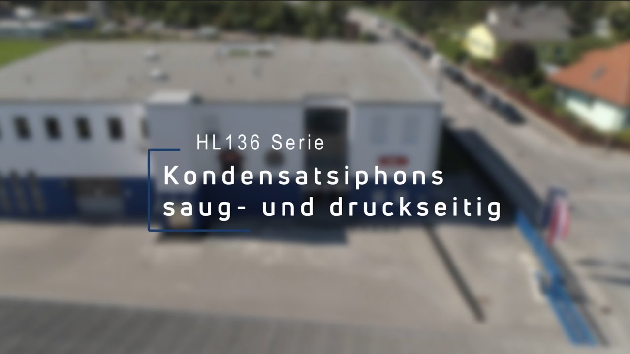 HL136 Serie Kondensatsiphons - Überdruck und Unterdruck einfach erklärt