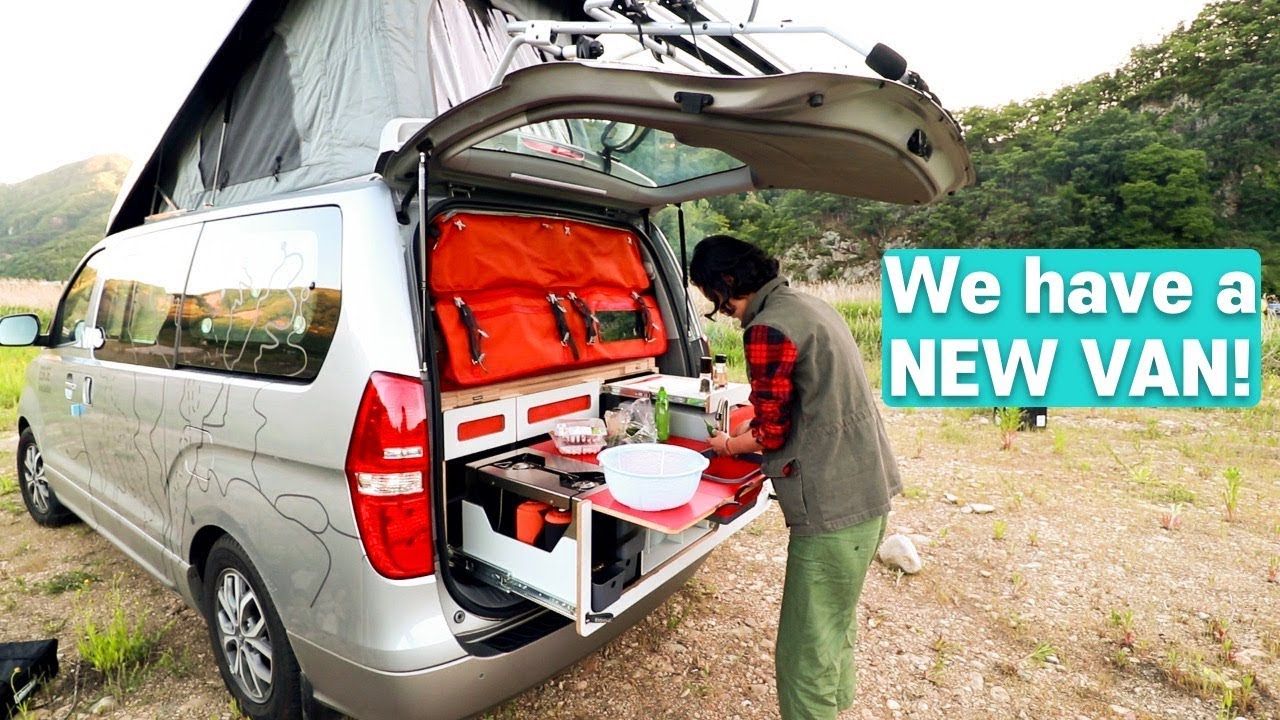 Van Life in Korea with New Hyundai Camper Van - Special Korea Episode 1