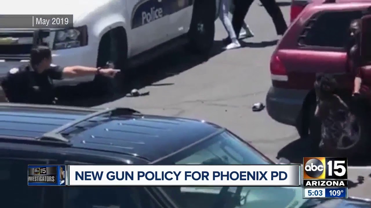 Phoenix police to implement policy tracking when an officer points a gun at someone