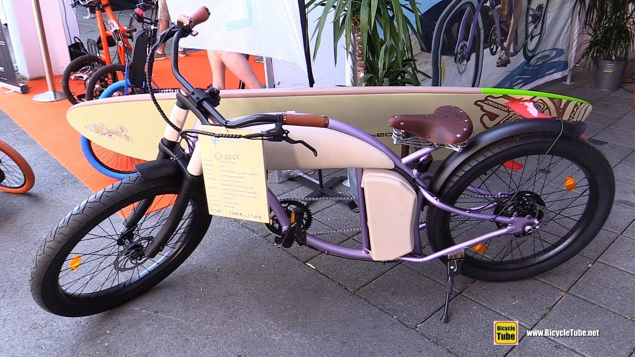 2019 RayVolt Cruzer Electric Surf Bike - Walkaround - 2018 Eurobike