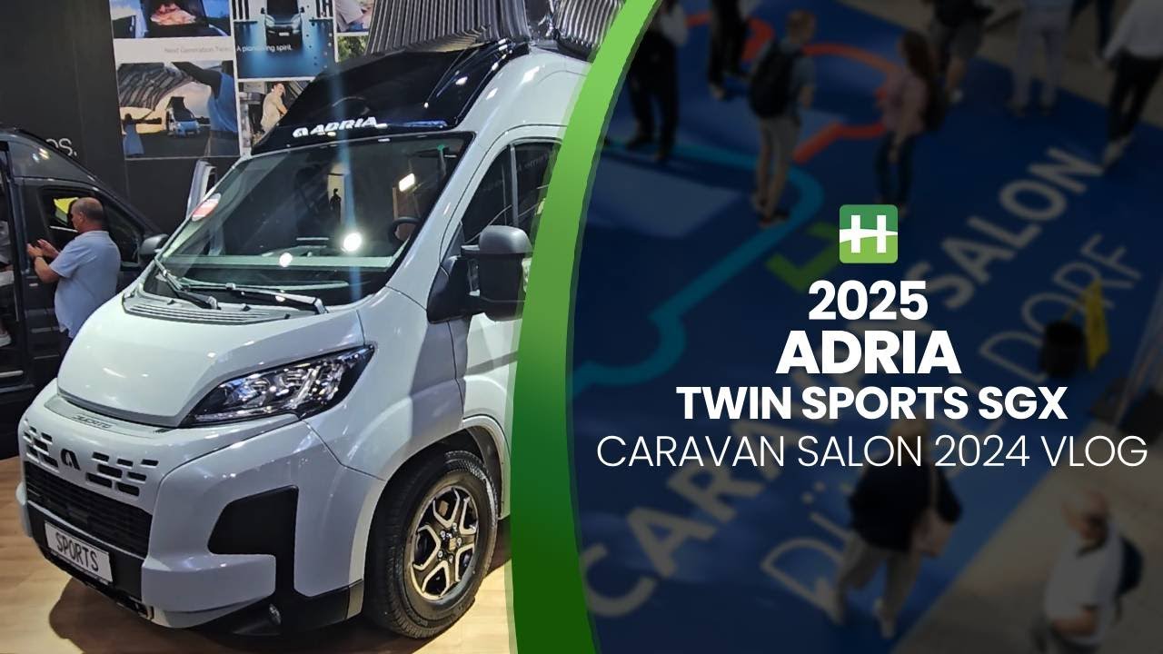 Caravan Salon Düsseldorf 2024 | 2025 Adria Twin Sports SGX | Highbridge Caravans