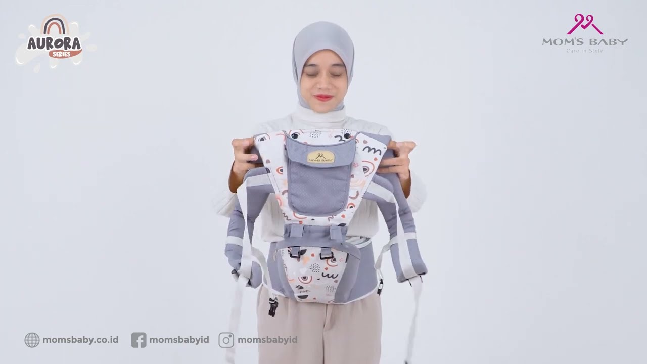 Gendongan Hipseat 7 in 1 Aurora Series