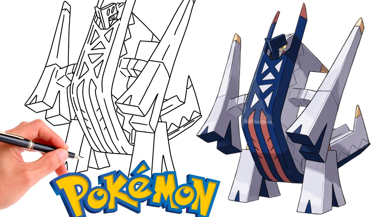 How To Draw ARCHALUDON POKEMON #1018 | Generation 9