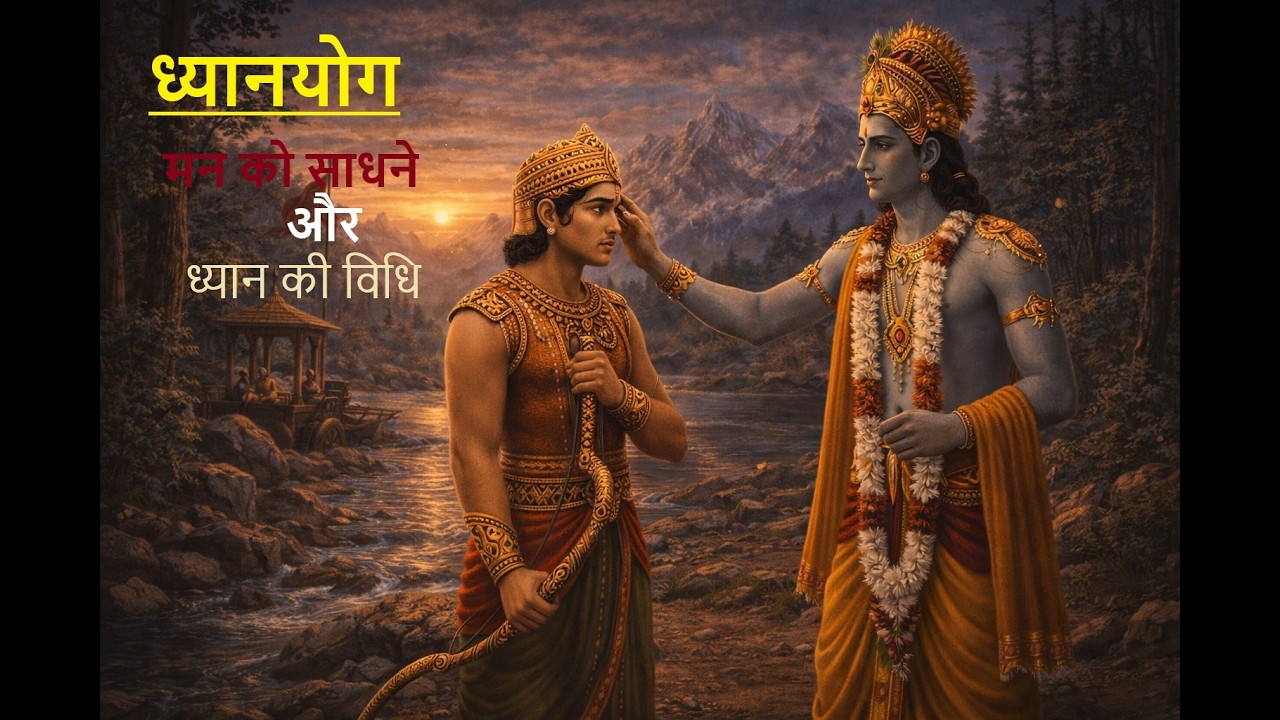 ध्यानयोग – मन को साधने और ध्यान की विधि II श्रीमद्भगवद्गीता का गहरा संदेश  II श्री कृष्ण वाणी  II