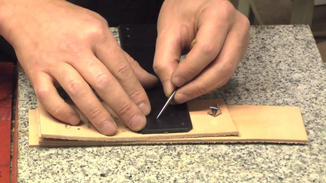 How To Set Studs Onto Leather
