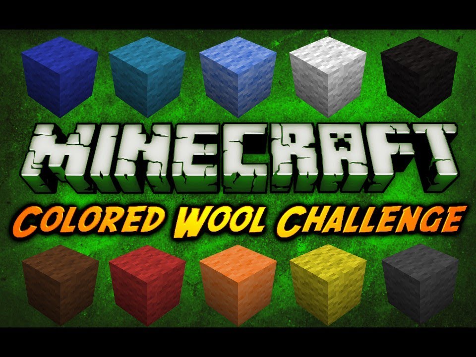 Minecraft: Colored Wool Challenge! - Pt. 2