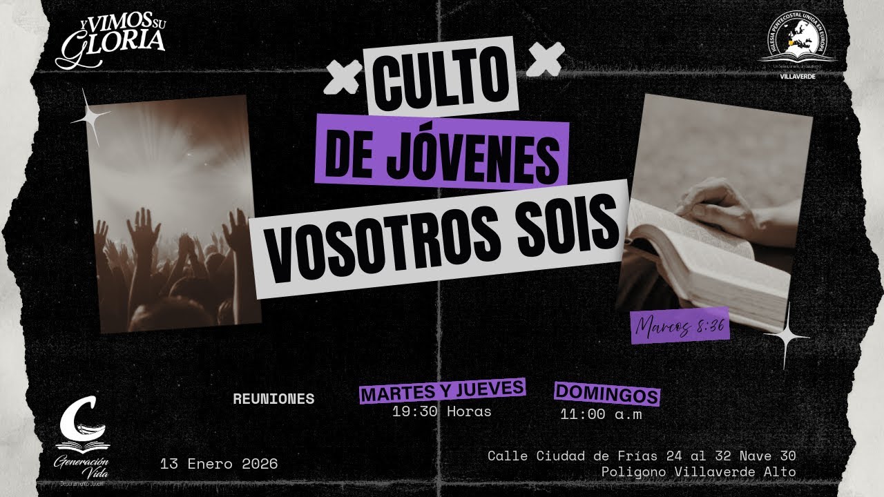CULTO DE JOVES GAVILLAS PARA CRISTO | IPUE VILLAVERDE