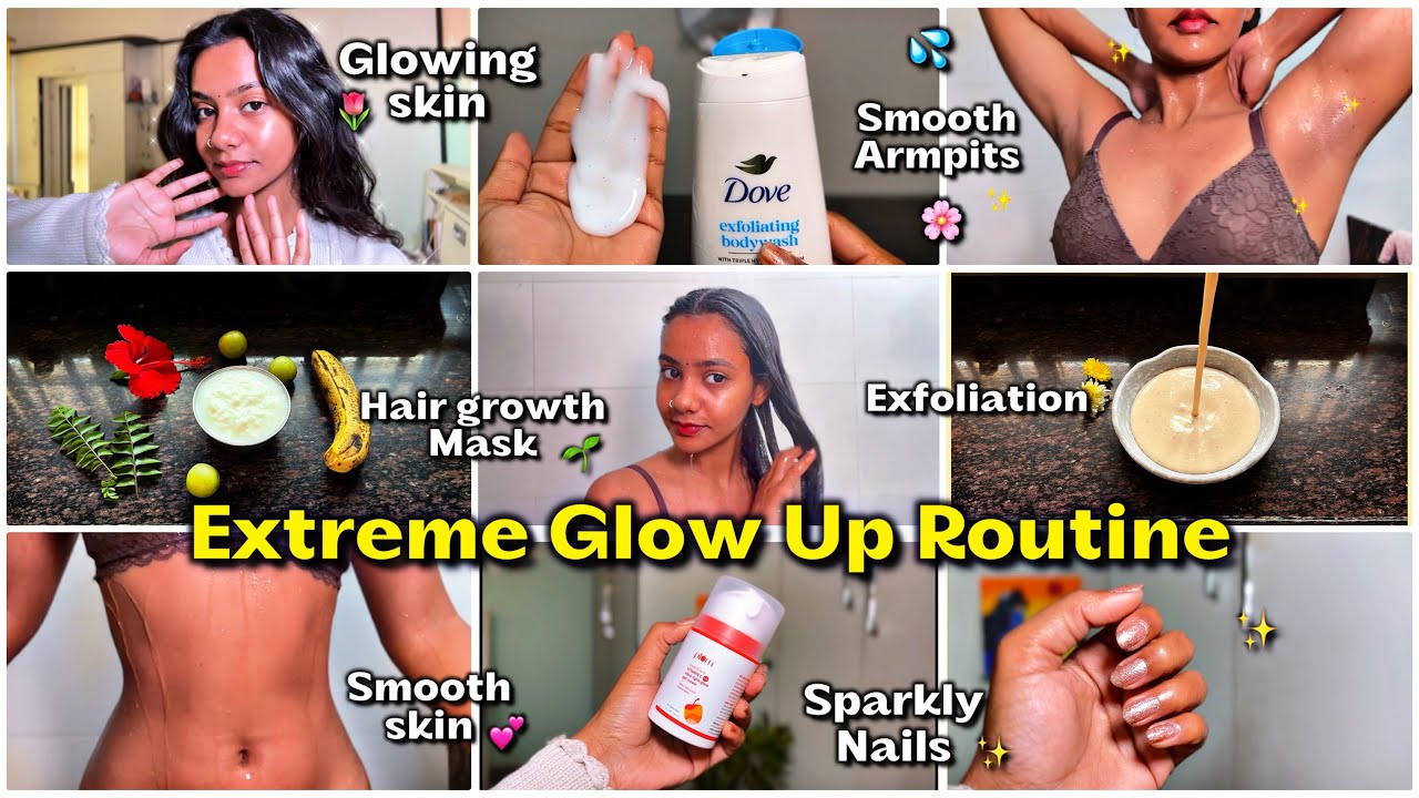 Extreme Glow Up Routine ✨💦🌷
