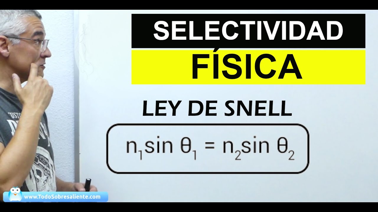 Ondas. Ley de Snell. Selectividad. Ángulos. Todosobresaliente.com