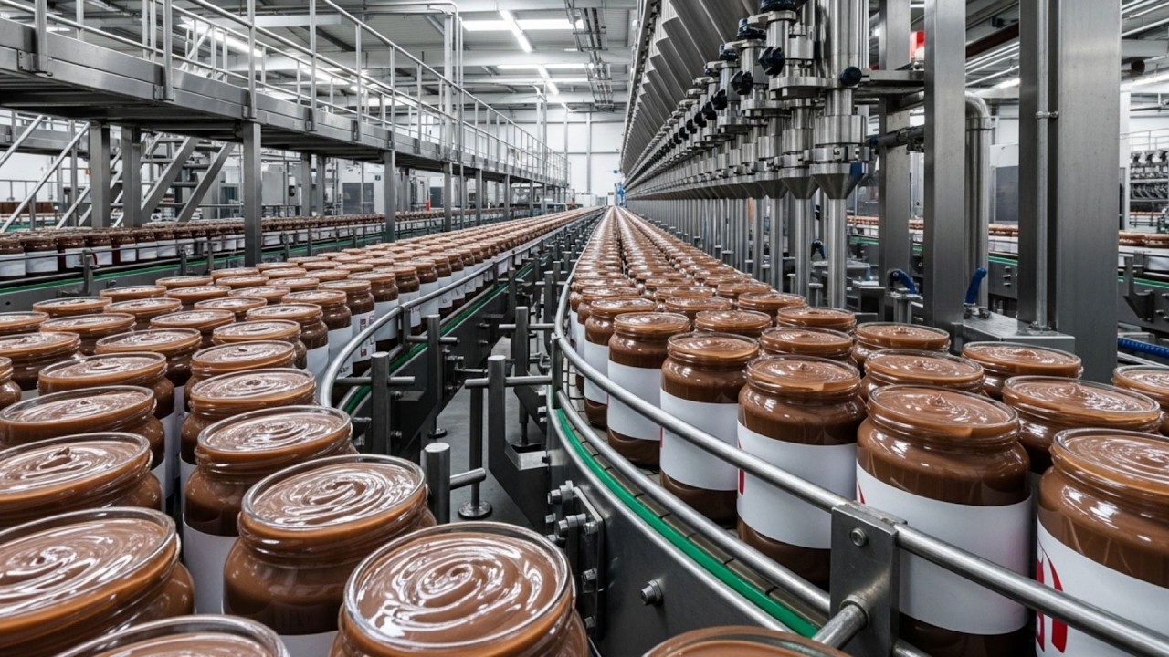 The Nutella Factory Tour Bulk Chocolate Spread Production | FarmSmart Insight
