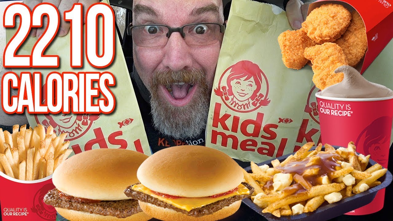Wendy's Kids Meal X3 | MUKBANG 먹방 Eating Show