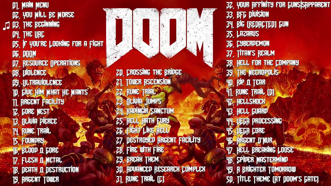 DOOM 2016 Original Game Soundtrack Full OST