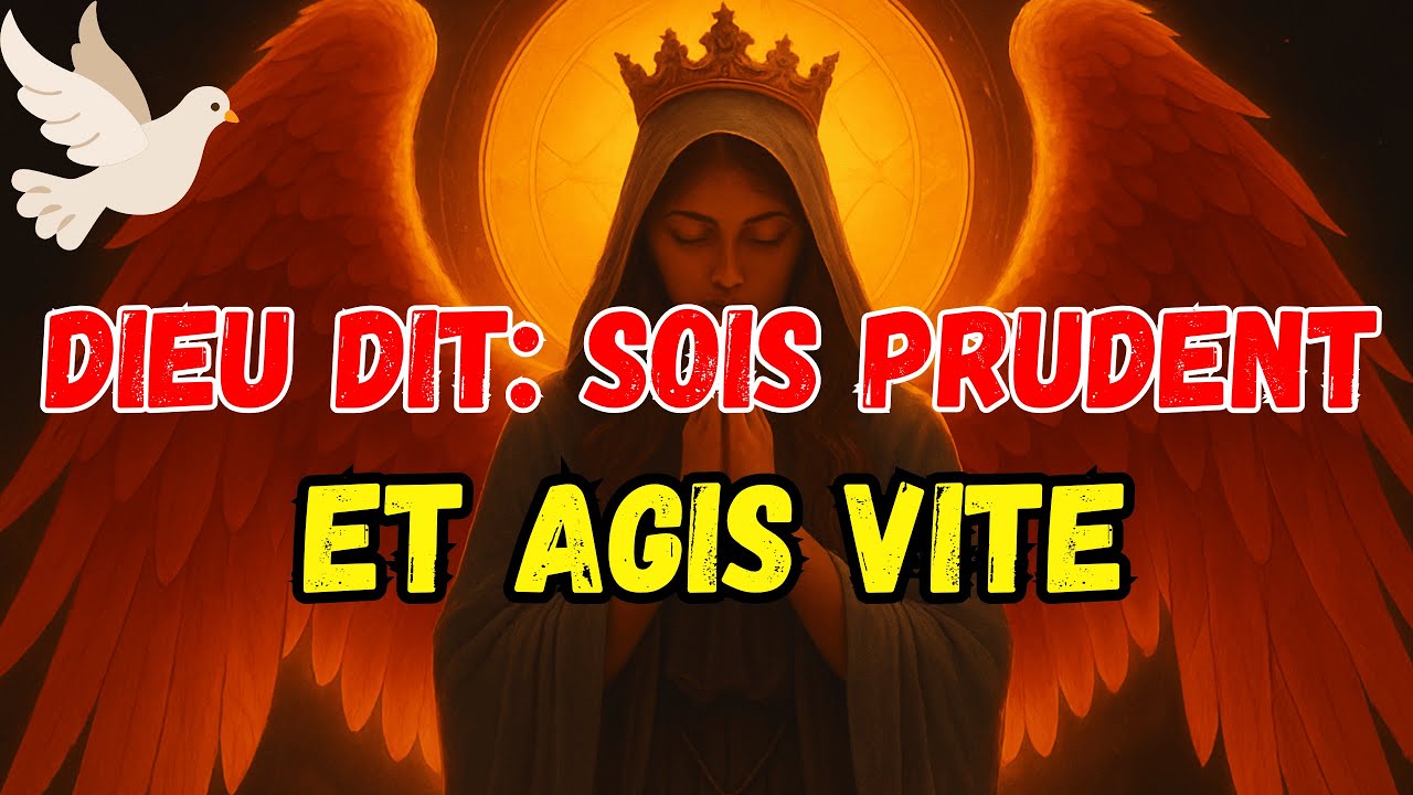 &Eacute;LU(E), DIEU VA TE SAUVER ! TU DOIS AGIR VITE &ndash; TU ES EN DANGER 🙌
