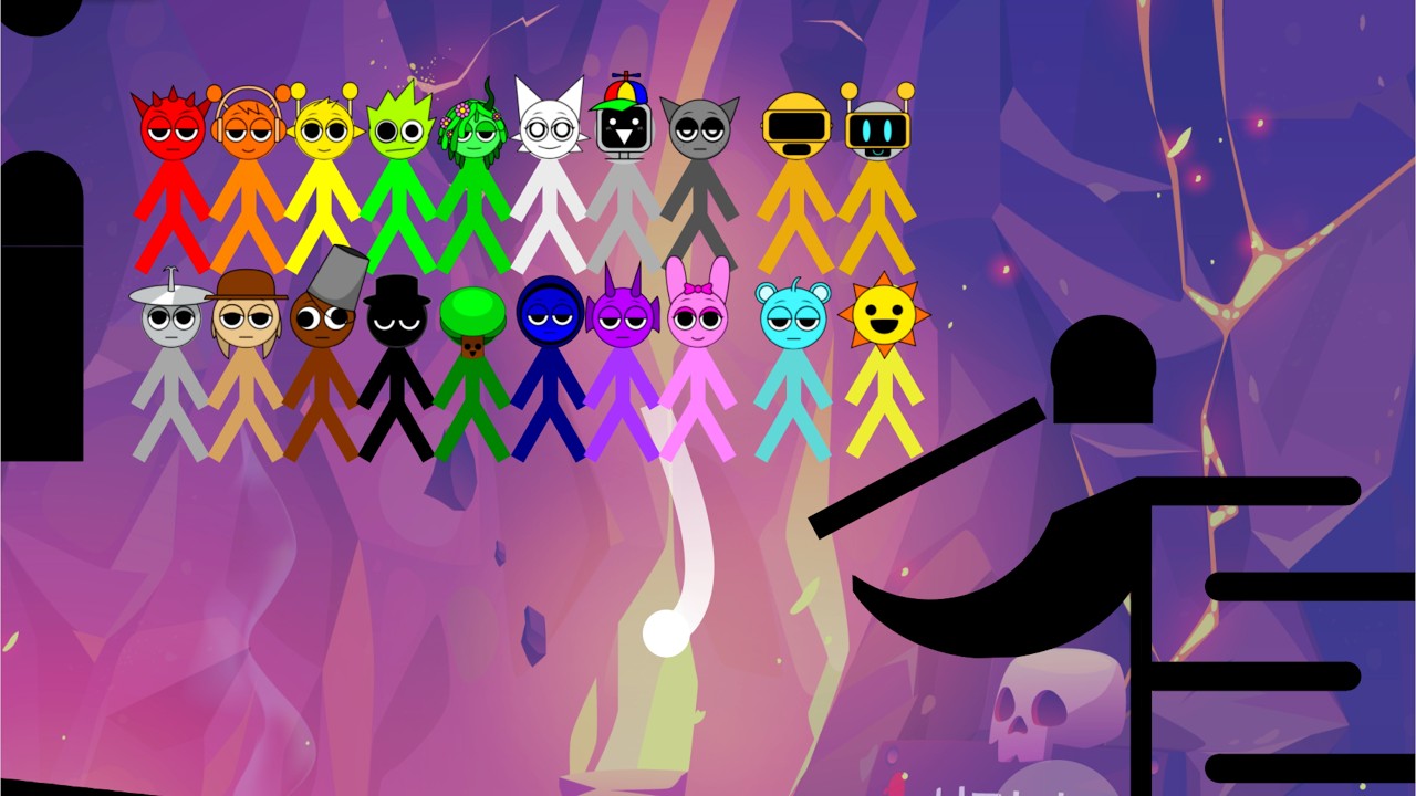 Incredibox Sprunki Race to The Cloud Bowl  in Algodoo  │ Level 37.