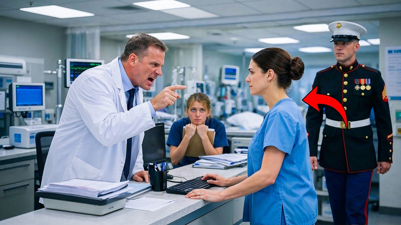 The ICU Nurse Nobody Noticed — Until Marines Stormed In and Saluted 'Staff Sergeant Ma'am'