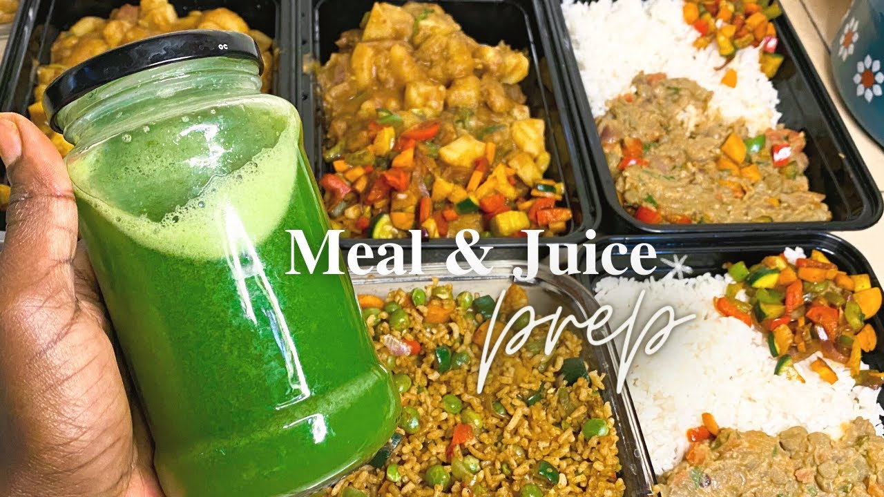 MEAL PREP & JUICE PREP with me| Living alone