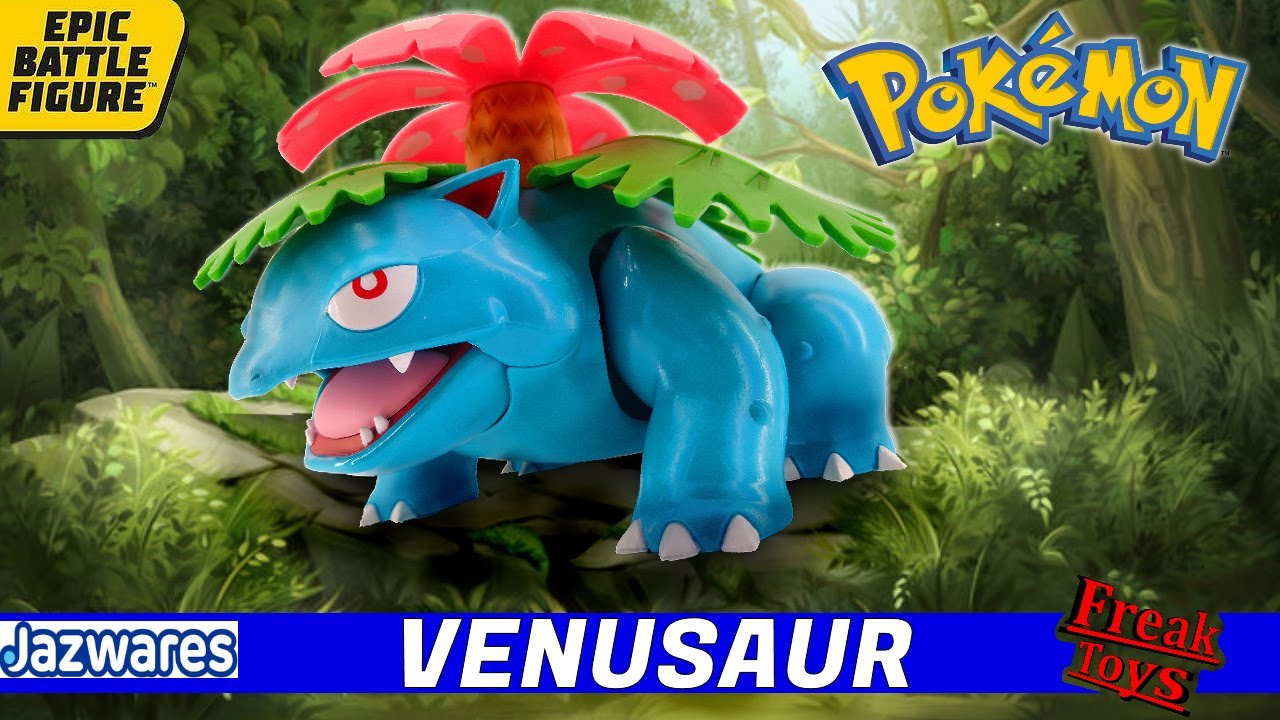 Pokemon VENUSAUR Epic Battle Figure - Recenzja figurki od Jazwares