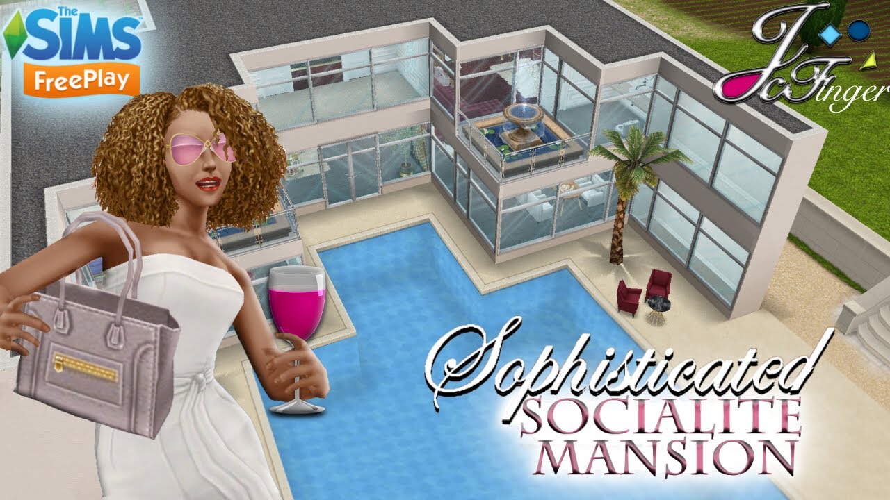 The Sims FreePlay 🥂👗| SOPHISTICATED SOCIALITE MANSION | 🏛 By Joy