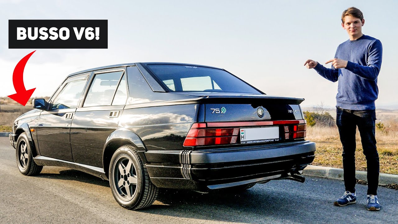 Alfa Romeo 75 3.0 V6: Busso motor, hátul hajt, mi kell még?