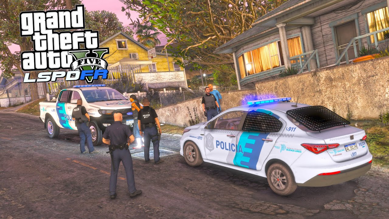 POLICIA de LA PBA PARADA con SORPRESA | -  (LSPDFR #1128)