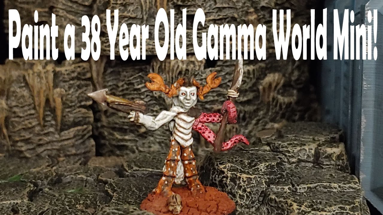 Let's Paint a Gamma World Miniature