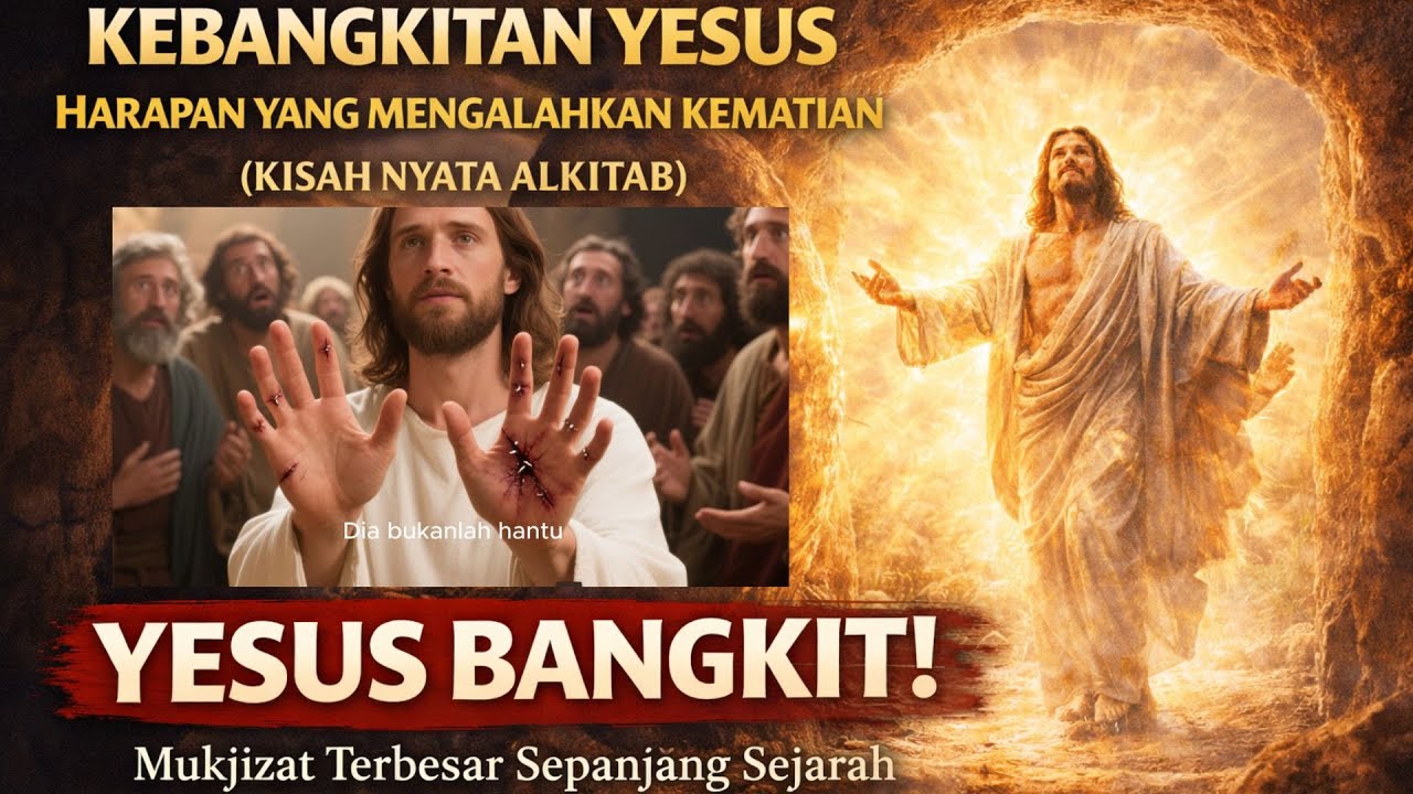🎬 Kebangkitan Yesus | Harapan yang Mengalahkan Kematian (Kisah Nyata Alkitab) #jesus @RonnyEston