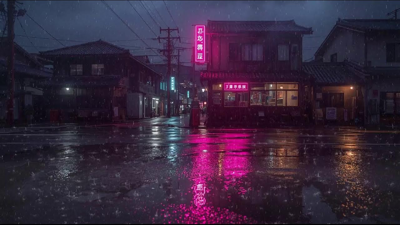 Rainy Night Lofi Mix 🌙 Calm Chillhop Beats to Relax, Study & Sleep #6