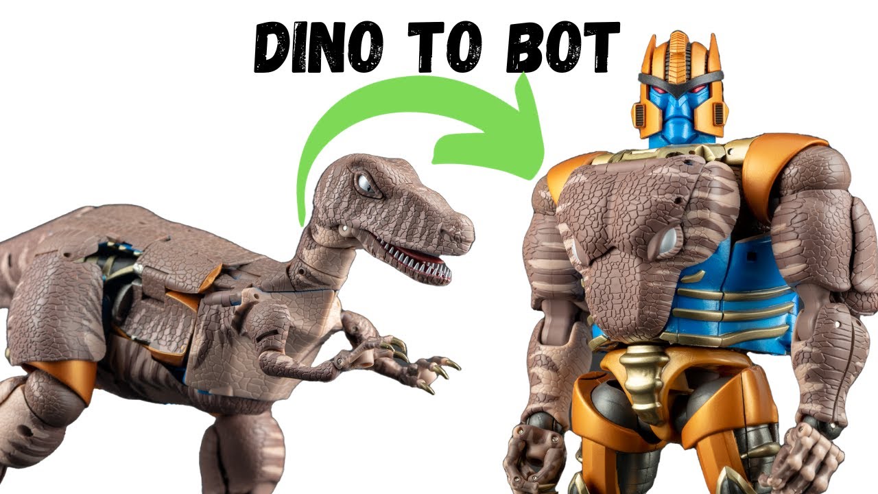 How To Transform Masterpiece Dinobot by Takara Tomy | Step by Step Transformation Guide