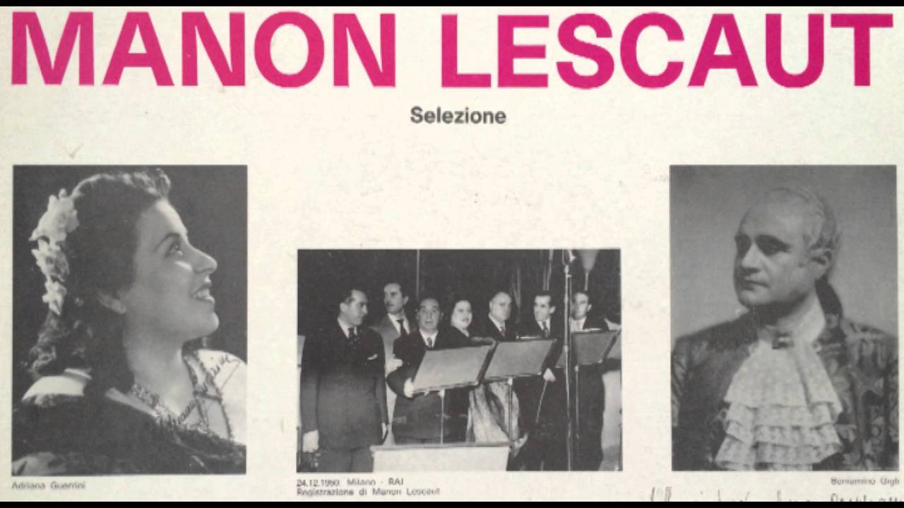 Gigli live 1950 - Guardate, pazzo son (Manon Lescaut)